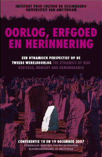 Affiche 'Oorlog, erfgoed en herinnering' | Ontwerp: Anton Feddema; fotografie: Frank van Vree